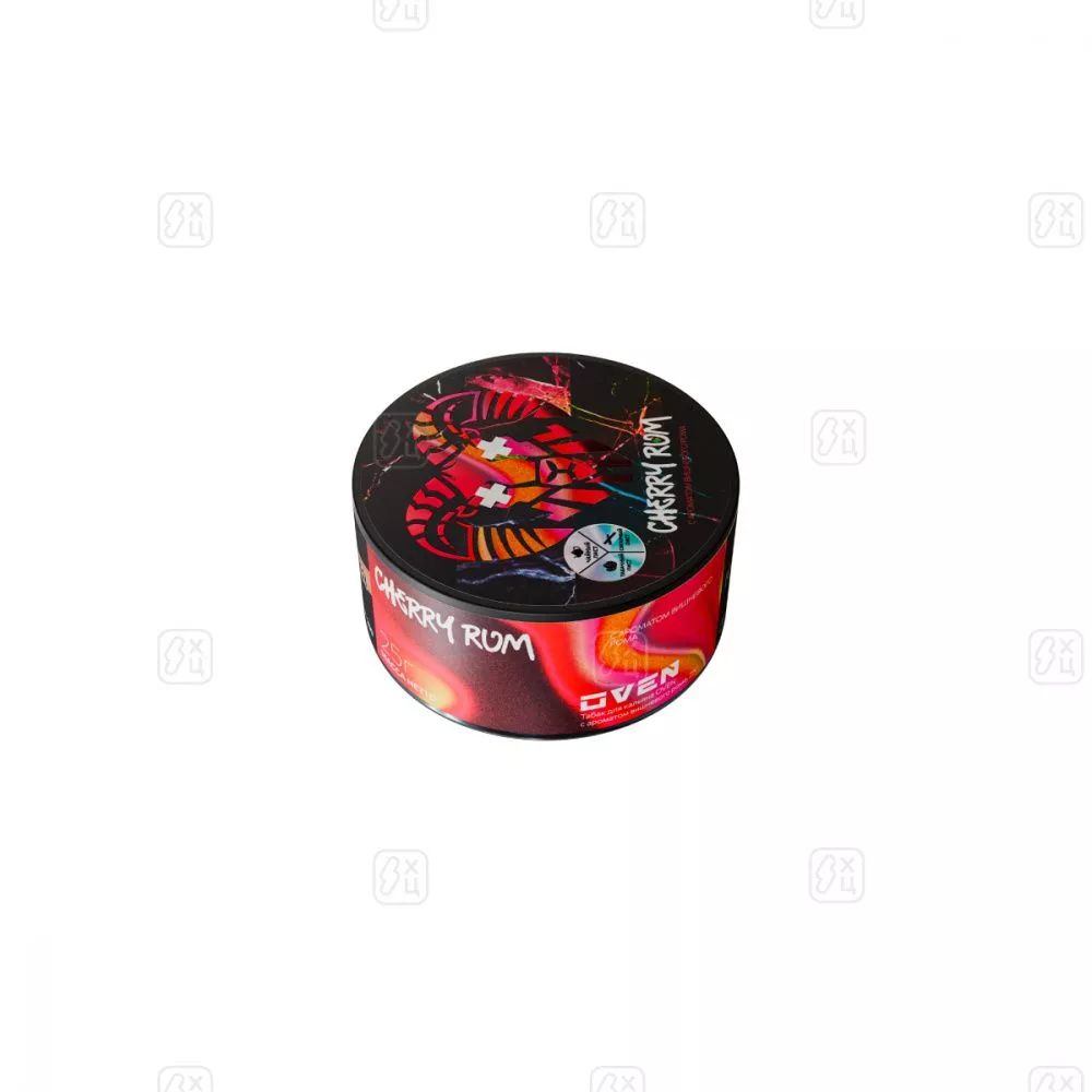 Табак_для_кальяна_Oven_Овен_с_ароматом_Вишневого_рома_Cherry_Rom 25