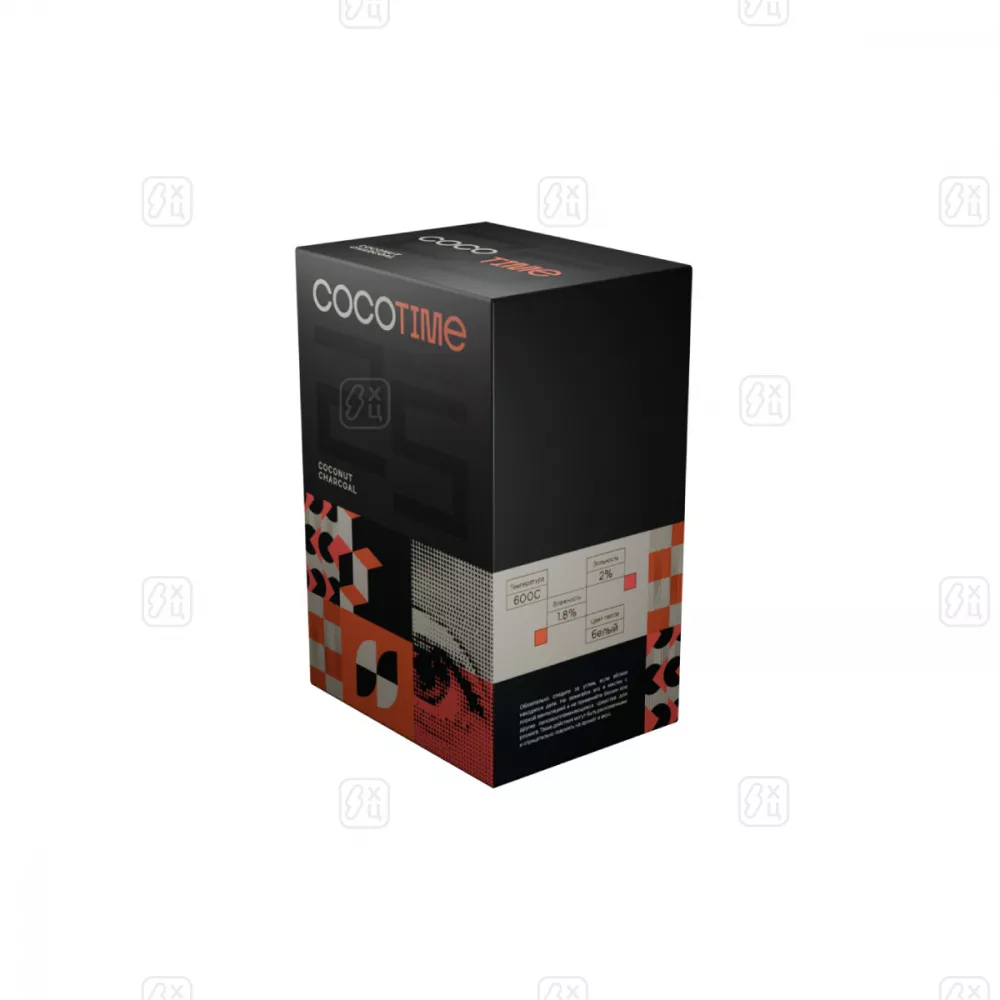 Уголь COCOTIME 72 шт., 25 мм. 22%
