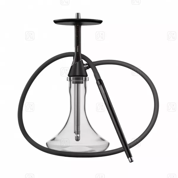 187_Кальян_Koress_Hookah_К2_Black_Gloss_Gold_черный_глянец_с_золотыми