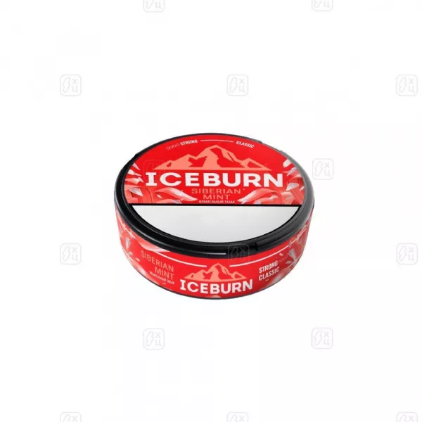 Жевательный_табак_«Iceburn»_strong_«Siberian_Mint»